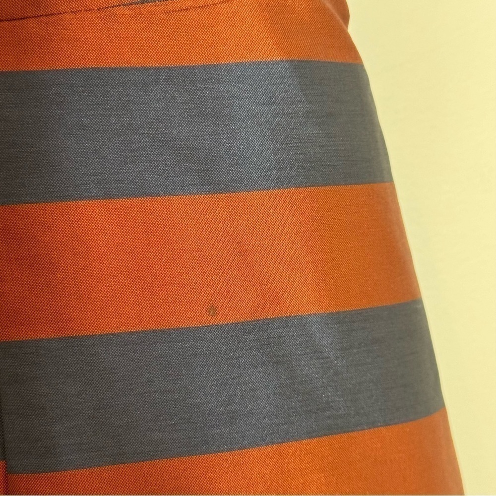 NWT Eva Franco Anthropologie Striped Bow Fit and Flair Cocktail Dress Size 6 - Picture 9 of 9